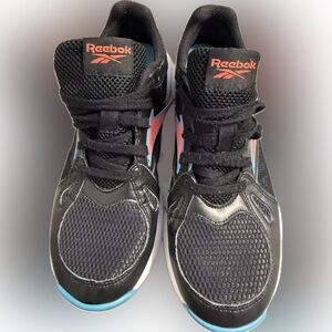 Reebok Kids Black and Red Sneakers